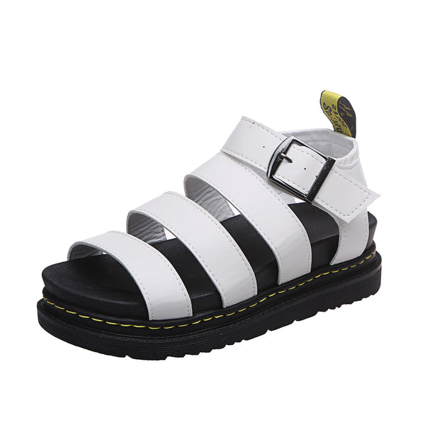 Unisex Gladiator Sandals | Strappy Buckle Summer Shoes
