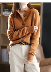 Aya - Retro Knitted Loose Cardigan Sweater