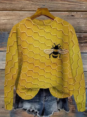 Adina - 3D Printed Warm Leisure Winter Sweater
