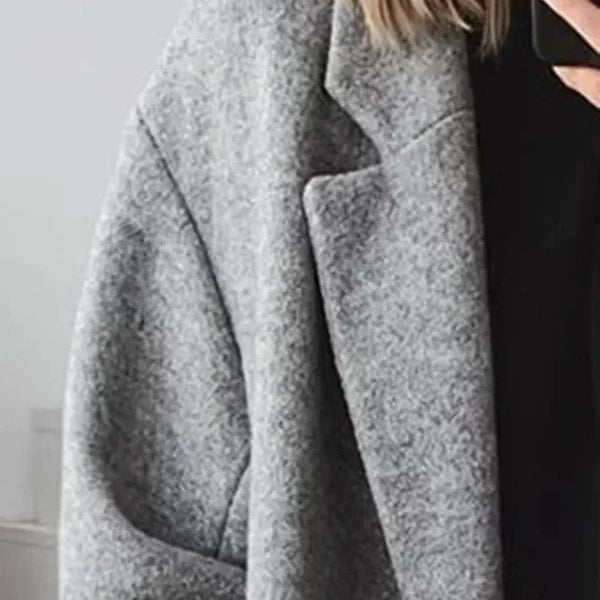 Women’s Oversized Long Coat | Double-Breasted Outerwear