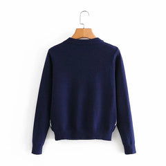 Ellie - Diamond Lattice Pullover Sweater