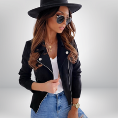 Mary - Zip-up Lapel Jacket
