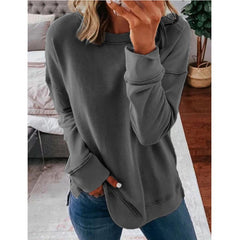 Simone - Casual Long-Sleeved Loose Top