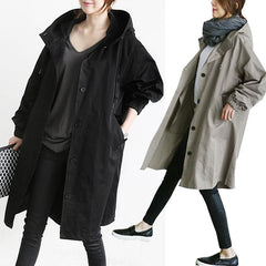 Alora - Korean Style Slim Windbreaker