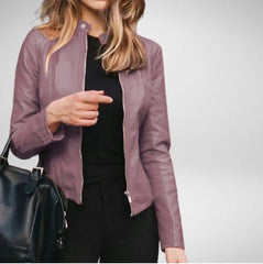 Faye - Women's Fashion Leather Pu Jacket