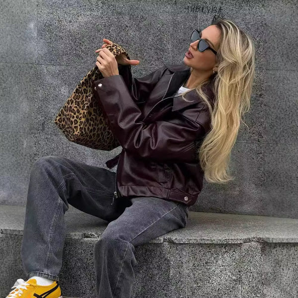 Women’s Oversized Zip Jacket | Casual Streetwear Bomber Style