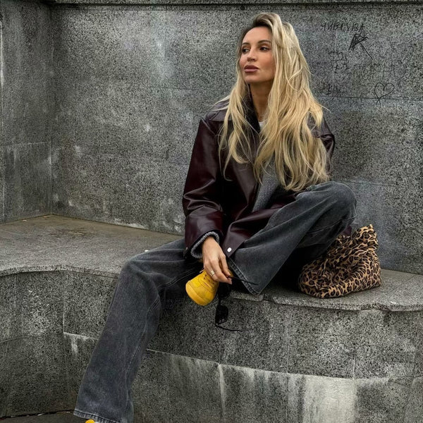 Women’s Oversized Zip Jacket | Casual Streetwear Bomber Style