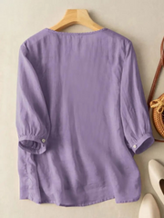Amara - Embroidered Vintage Blouse
