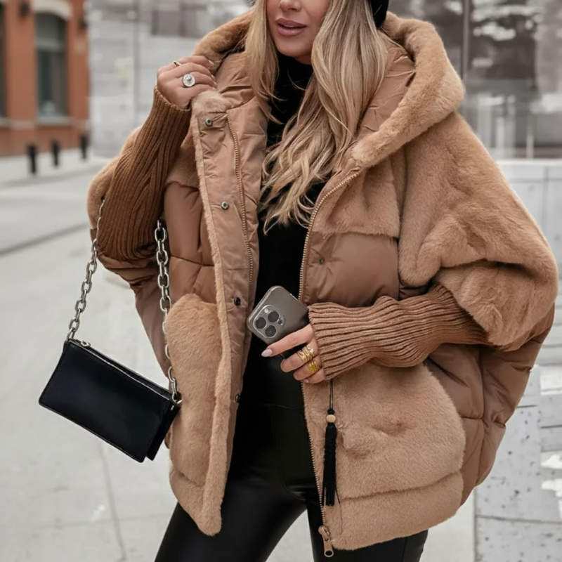 Women’s Oversized  Hooded Coat | Winter Puffer Jacket