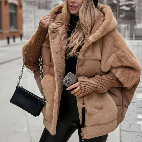 Women’s Oversized  Hooded Coat | Winter Puffer Jacket