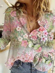Emma - Floral Button-Up Top