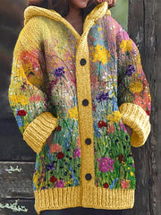Elowin - Casual Hooded Cape Coat