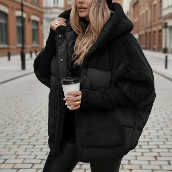 Women’s Oversized  Hooded Coat | Winter Puffer Jacket
