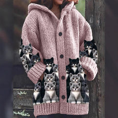 Elowin - Casual Hooded Cape Coat