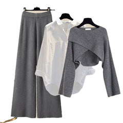 Lisa - Knitted Sweater Pants Set