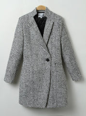 Atara - Woolen Slim Long Sleeve Coat
