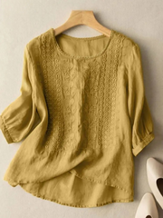 Amara - Embroidered Vintage Blouse