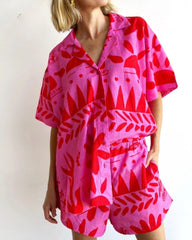 Zaria - Bold Tropical Lounge Set