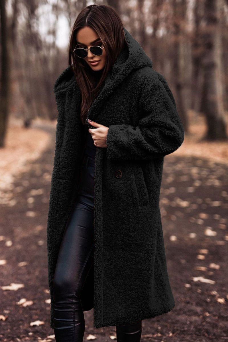 Women’s Long Teddy Coat | Oversized Winter Jacket