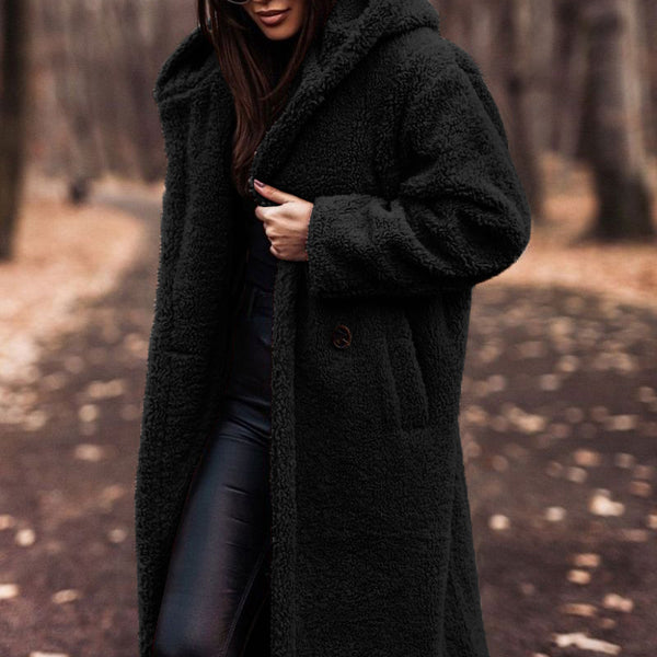 Women’s Long Teddy Coat | Oversized Winter Jacket