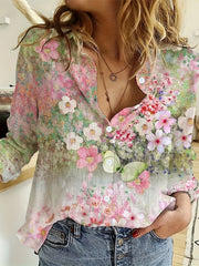 Emma - Floral Button-Up Top