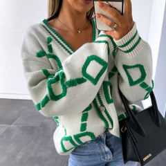 Lyra - Loose Batwing Sleeves Knitted Sweater