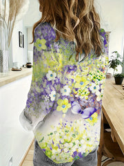 Emma - Floral Button-Up Top