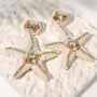 Jane | Starfish Beaded Earrings