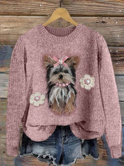 Adina - 3D Printed Warm Leisure Winter Sweater