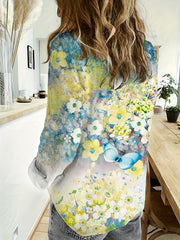 Emma - Floral Button-Up Top