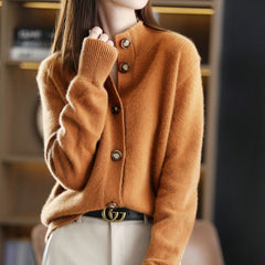 Aya - Retro Knitted Loose Cardigan Sweater