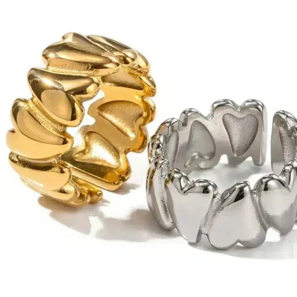 Hazel | Wrap-Around Heart Ring