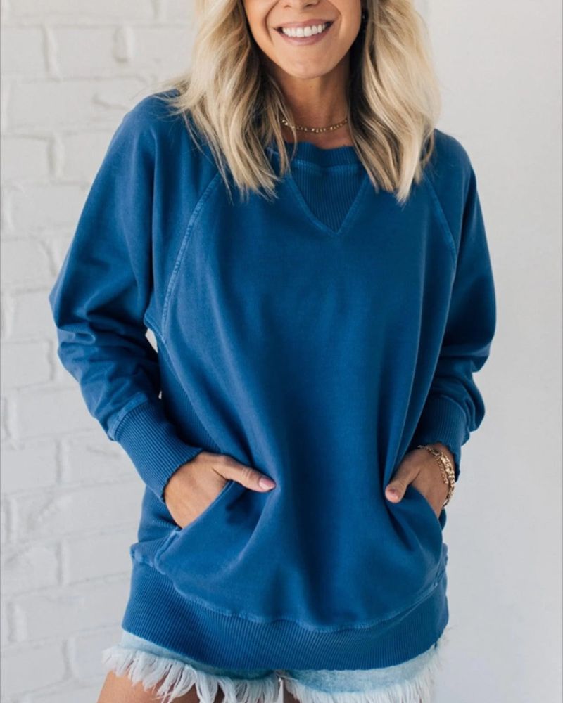 Women’s Casual Sweatshirt | Long Sleeve Pullover Top