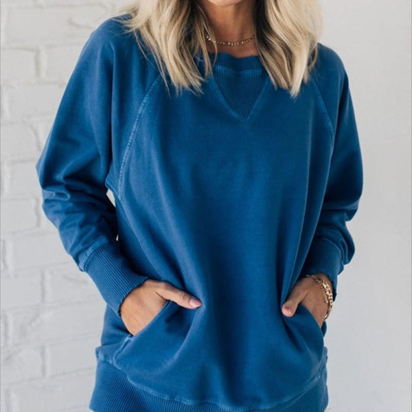 Women’s Casual Sweatshirt | Long Sleeve Pullover Top