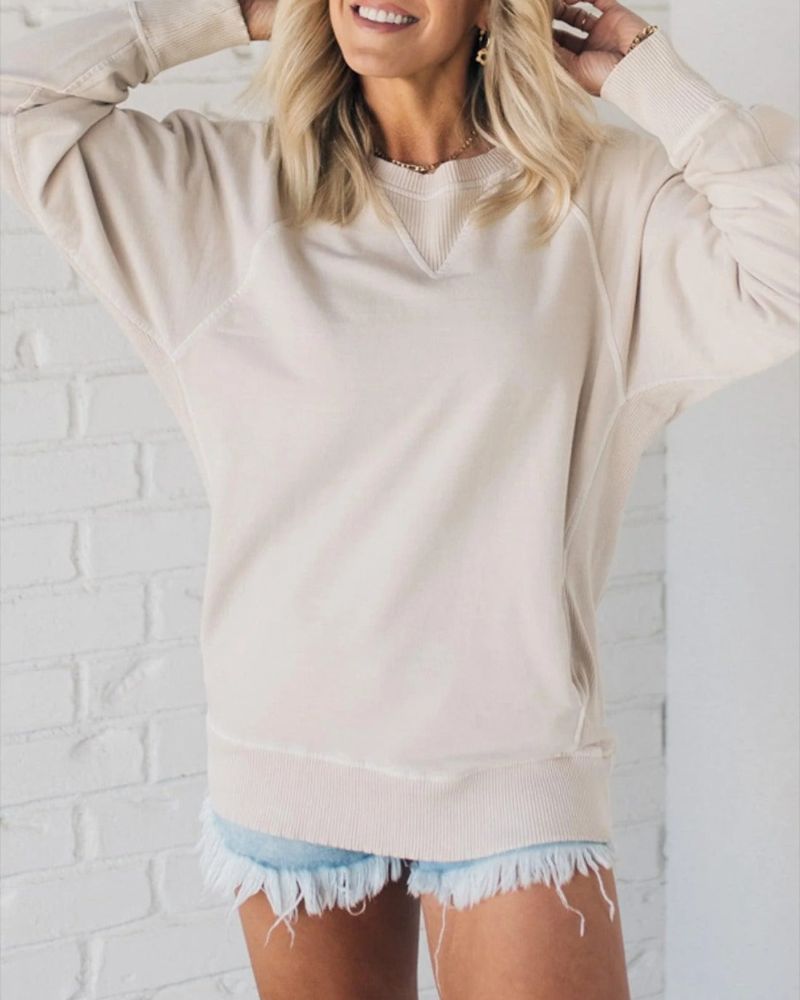 Women’s Casual Sweatshirt | Long Sleeve Pullover Top