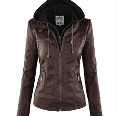 Lottie - Detachable Lapel Long Jacket Coat
