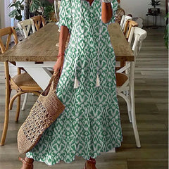 Florence - Bohemian Floral Long Dress