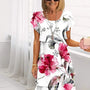 Women’s Ruffle Hem Dress | Floral Summer Outfit