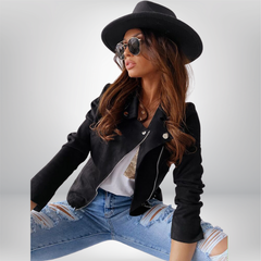 Mary - Zip-up Lapel Jacket