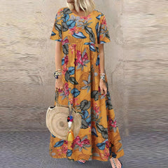 Luna - Floral Casual Long Dress
