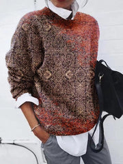 Women’s Relaxed Fit Floral Top | Long Sleeve