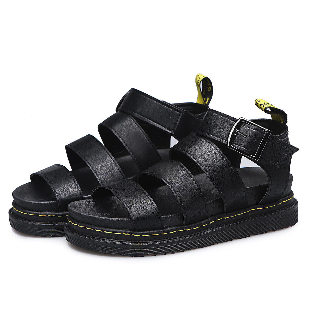 Unisex Gladiator Sandals | Strappy Buckle Summer Shoes