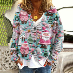 Betty - Abstract Flowers Sweater