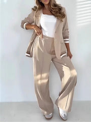 Elodie - Fashion Rib 2 Pieces Women's Suit