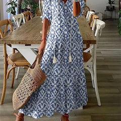 Florence - Bohemian Floral Long Dress