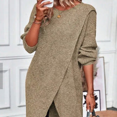 Carol - Knitted Long Sleeve Dress