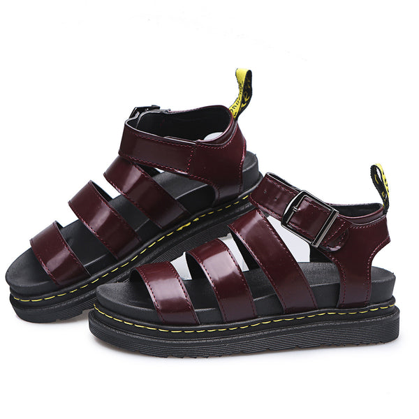Unisex Gladiator Sandals | Strappy Buckle Summer Shoes
