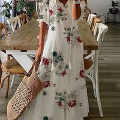 Florence - Bohemian Floral Long Dress
