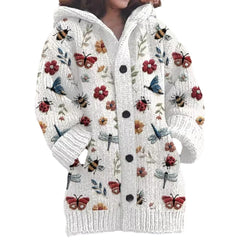 Elowin - Casual Hooded Cape Coat
