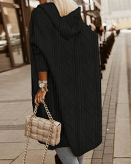 Adira - Fashion Solid Color Knitted Coat